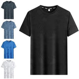 Men's Round Neck Polyester Casual T-shirt (Pack of 2)