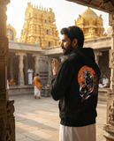 Black Goku Kanji Anime Hoodie – Premium Oversized Cotton Hoodie for Otaku Fans