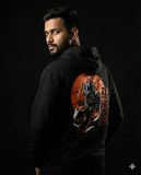Black Goku Kanji Anime Hoodie – Premium Oversized Cotton Hoodie for Otaku Fans