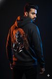 Black Goku Kanji Anime Hoodie – Premium Oversized Cotton Hoodie for Otaku Fans